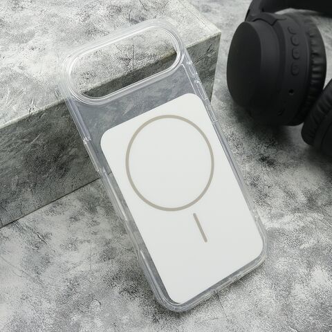 Zastitna maska (futrola) AMBER SHINE MagSafe - iPhone 17 Air bela (MS).