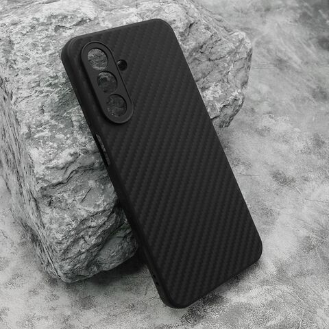 Zastitna silikonska maska (futrola) CARBON LIGHT - Samsung A175 Galaxy A17/A176B Galaxy A17 5G crna (MS).