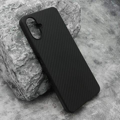 Zastitna silikonska maska (futrola) CARBON LIGHT - Samsung A065F Galaxy A06 crna (MS).