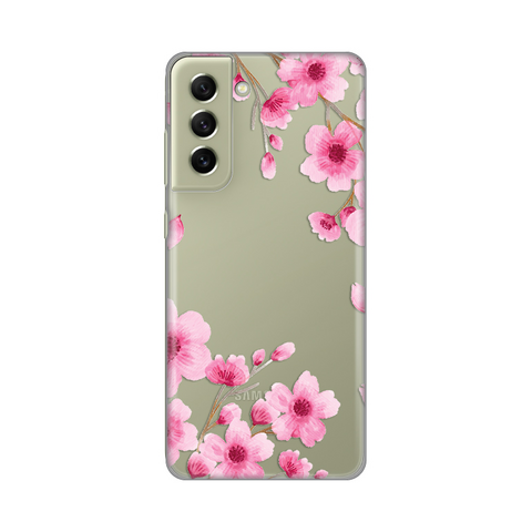 Zastitna ultra tanka (skin) maska / futrola PRINT - Samsung G990 Galaxy S21 FE Rose Flowers.