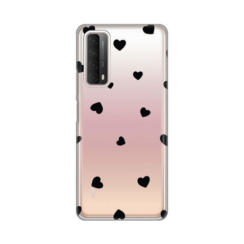 Zastitna ultra tanka (skin) maska / futrola PRINT - Huawei P smart 2021 Hearts.