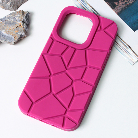 Zastitna maska (futrola) Color Stone - iPhone 14 Pro ljubicasta.