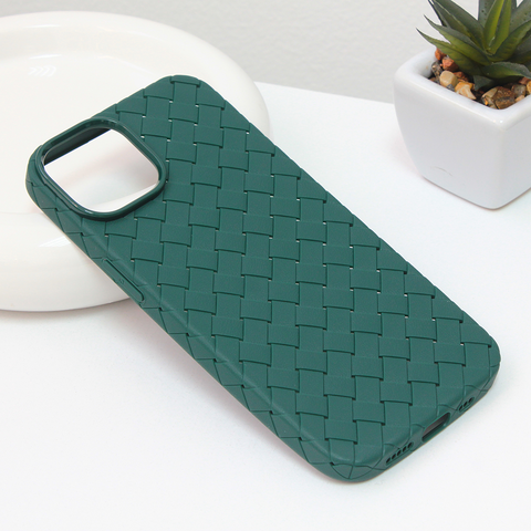 Zastitna maska (futrola) Weave case - iPhone 14 zelena.