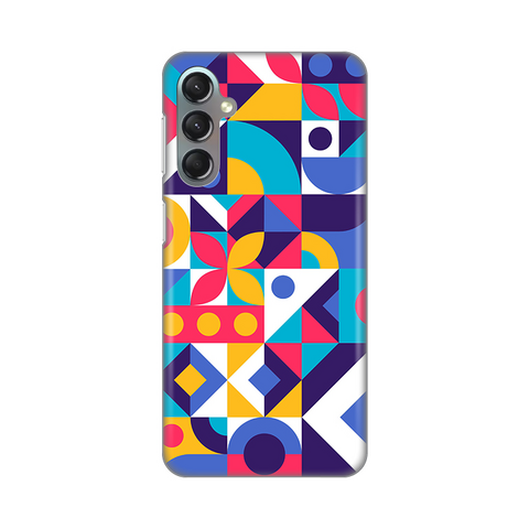 Zastitna ultra tanka (skin) maska / futrola PRINT - Samsung A245 Galaxy A24 4G Colorful Mosaic.