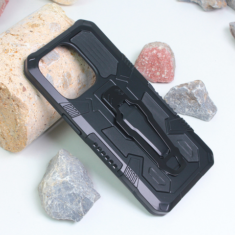 Zastitna maska (futrola) Fight Clip - iPhone 14 Pro crna.