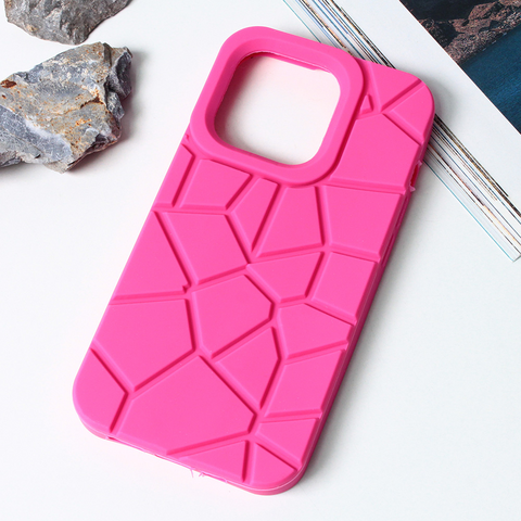 Zastitna maska (futrola) Color Stone - iPhone 14 Pro pink.