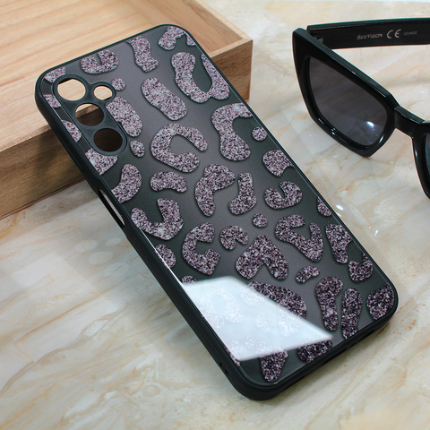 Zastitna maska (futrola) Shiny glass - Samsung A245 Galaxy A24 4G crna.