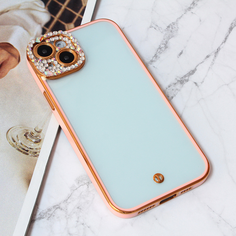 Zastitna maska (futrola) Cirkon Camera - iPhone 15 Plus roze.