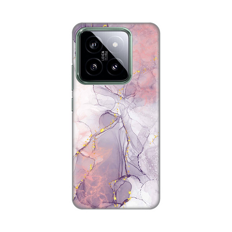 Zastitna silikonska maska (futrola) PRINT - Xiaomi 14 Pink Marble.