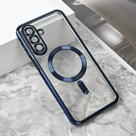 Zastitna maska (futrola) Magsafe Lux - Samsung A175 Galaxy A17 tamno plava.