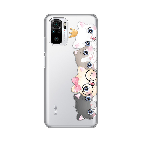 Zastitna ultra tanka (skin) maska / futrola PRINT - Xiaomi Redmi Note 10 4G/10s Cats.