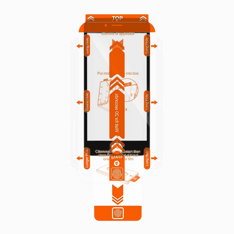 Staklena folija (zastitno kaljeno staklo) za ekran 2.5D dust free - iPhone 7/8/SE crni.