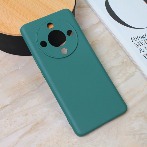 Zastitna maska (futrola) Teracell Giulietta - Huawei Honor Magic 6 lite mat zelena.