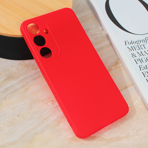 Zastitna maska (futrola) Teracell Giulietta - Samsung S926B Galaxy S24 Plus mat crvena.