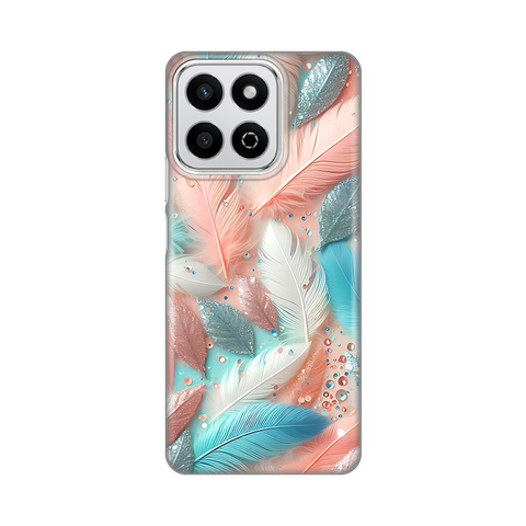 Zastitna silikonska maska (futrola) PRINT - Huawei Honor 200 Smart/Honor X7c Pastel Feathers.