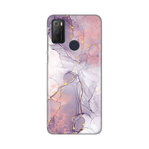 Zastitna silikonska maska (futrola) PRINT - Alcatel 1S (2021)/3L (2021)/A1 Alpha 21 Pink Marble.