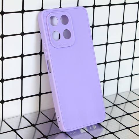 Zastitna maska (futrola) 3D Camera - Huawei Honor X6a ljubicasta.