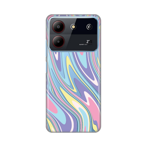 Zastitna ultra tanka (skin) maska / futrola PRINT - ZTE Blade A54 Liquid Dream.