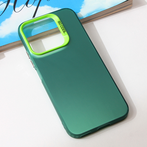 Zastitna maska (futrola) providna - Huawei Honor X8b/Honor X8c zelena.