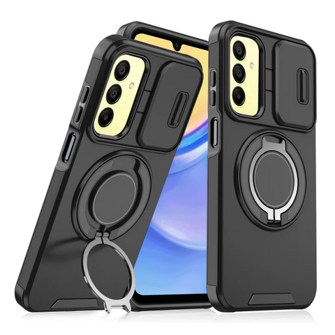 Zastitna maska (futrola) CamShield Ring stand - Samsung A165F Galaxy A16 crna.