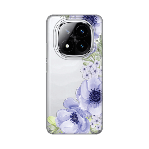 Zastitna ultra tanka (skin) maska / futrola PRINT - Xiaomi Redmi Note 14 Pro Plus 5G Blue Roses.