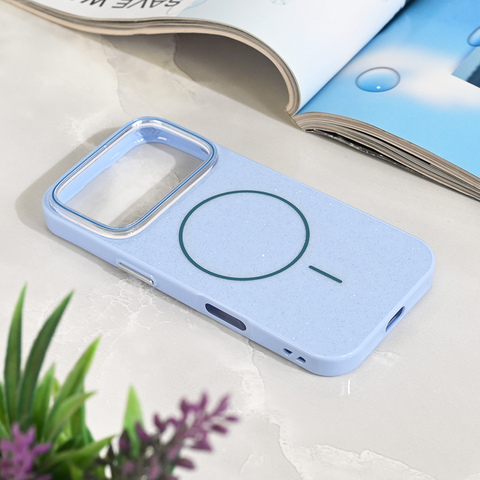 Zastitna maska (futrola) Magsafe Sparkle Dust - iPhone 17 Pro plava.