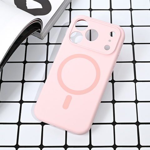 Zastitna maska (futrola) Magsafe Pure color - iPhone 17 Pro roze.