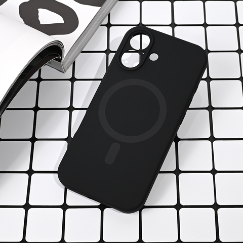Zastitna maska (futrola) Magsafe Pure color - iPhone 17 6.3 crna.