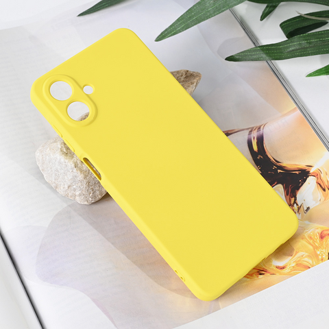 Zastitna maska (futrola) Teracell Soft Velvet - Samsung A075F Galaxy A07 zuta.