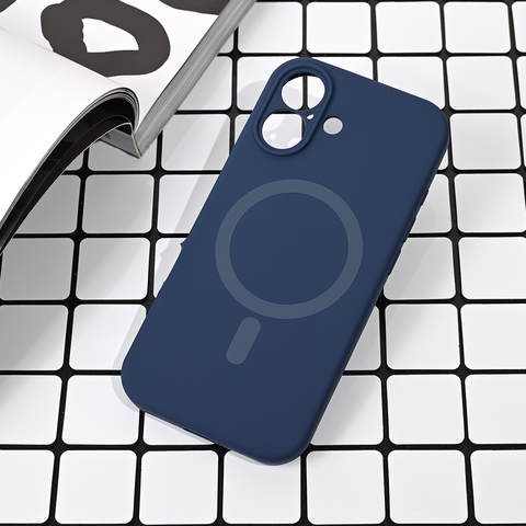 Zastitna maska (futrola) Magsafe Pure color - iPhone 17 6.3 plava.