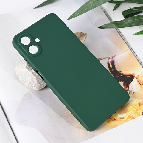 Zastitna maska (futrola) Teracell Soft Velvet - Samsung A075F Galaxy A07 tamno zelena.