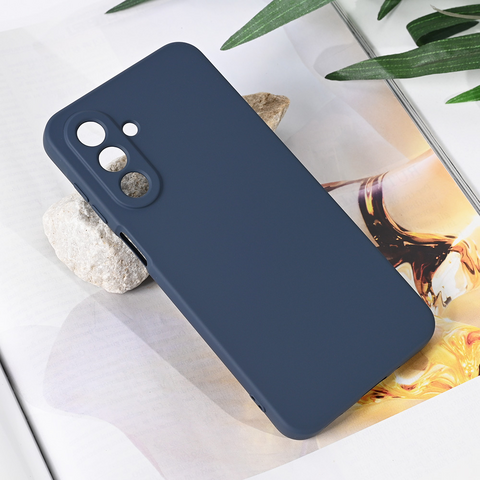 Zastitna maska (futrola) Teracell Soft Velvet - Samsung A175 Galaxy A17 tamno plava.