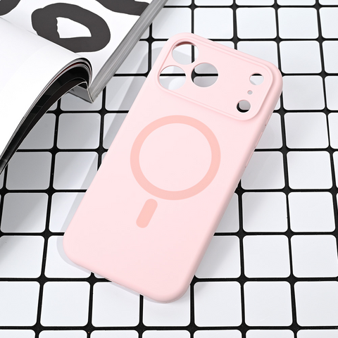 Zastitna maska (futrola) Magsafe Pure color - iPhone 17 Pro Max 6.9 roze.