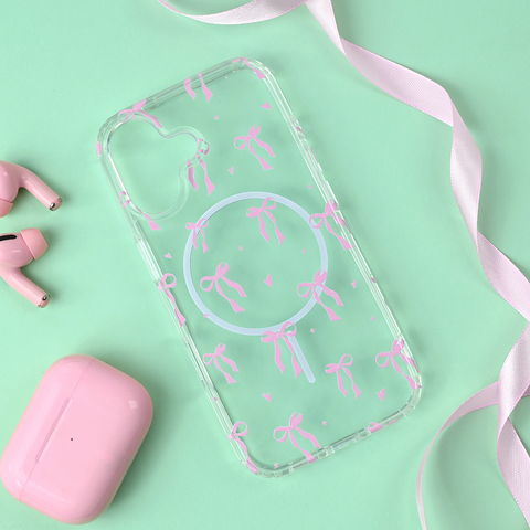 Zastitna maska (futrola) print Magsafe - iPhone 17 Cute Bow.