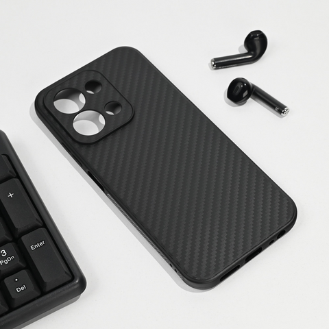 Zastitna maska (futrola) Carbon fiber - Xiaomi Redmi 15C 4G EU 173mm crna.