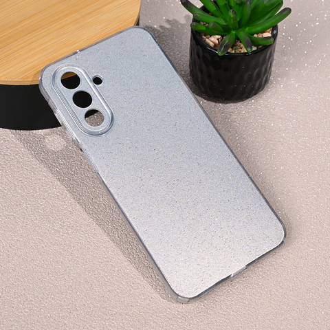 Zastitna maska (futrola) Sparkle Dust - Samsung A175 Galaxy A17 srebrna.