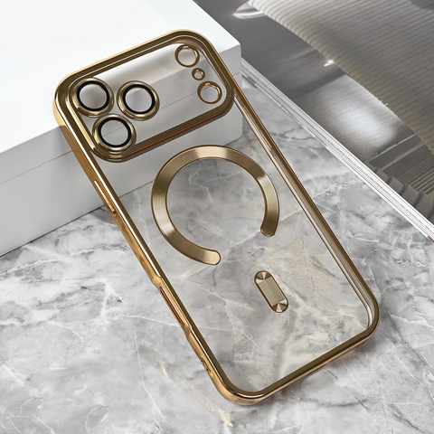 Zastitna maska (futrola) Magsafe Lux - iPhone 17 Pro Max 6.9 zlatna.