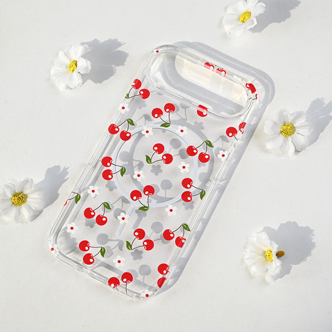 Zastitna maska (futrola) print Magsafe - iPhone 17 Air Cute Cherries.