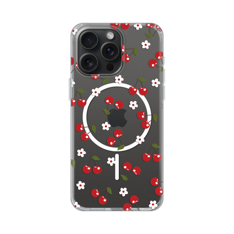Zastitna maska (futrola) print Magsafe - iPhone 15 Pro Max 6.7 Cute Cherries.