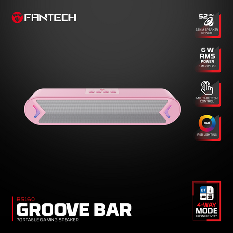 Bluetooth zvucnik Fantech BS160 GROOVE BAR pink.