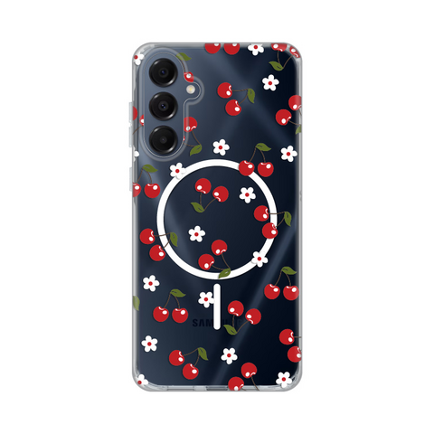 Zastitna maska (futrola) print Magsafe - Samsung A165F Galaxy A16 Cute Cherries.