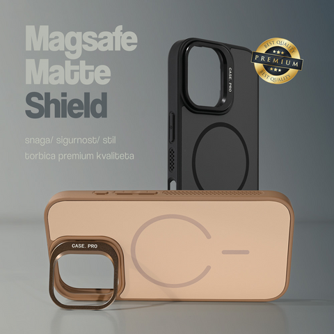 Zastitna maska (futrola) Magsafe mat Shield - iPhone 17 6.3 crna.