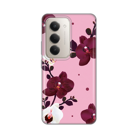 Zastitna ultra tanka (skin) maska / futrola PRINT - Xiaomi Redmi 15 4G Pink Orchid.