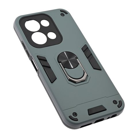 Zastitna maska (futrola) Hard Ring - Xiaomi Redmi 15C 4G(173mm) tamno siva.