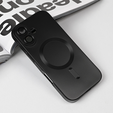 Zastitna maska (futrola) Magsafe Chrome - iPhone 17 6.3 crna.