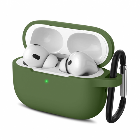 Zastitna maska (futrola) - Airpods Pro/Pro 2 tamno zelena.