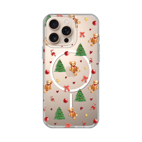 Zastitna maska (futrola) print Magsafe - iPhone 16 Pro Max 6.9 Merry Bear.