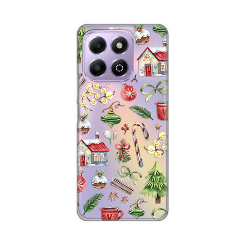 Zastitna ultra tanka (skin) maska / futrola PRINT - Huawei Honor X6b Winter Spirit.