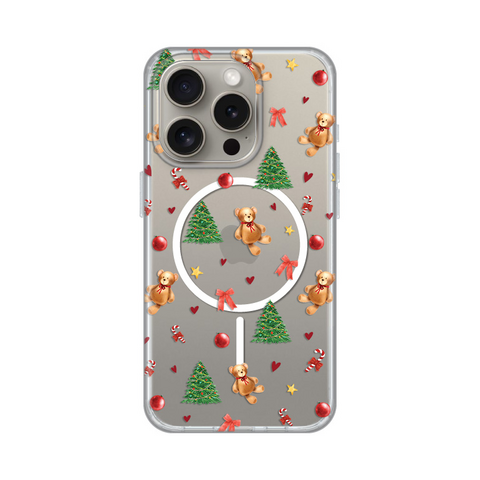 Zastitna maska (futrola) print Magsafe - iPhone 15 Pro 6.1 Merry Bear.