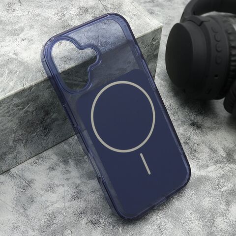 Zastitna maska (futrola) AMBER SHINE MagSafe - iPhone 17 plava (MS).